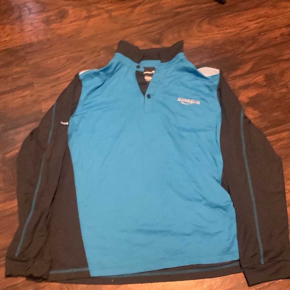 Blue Amazon work long sleeve